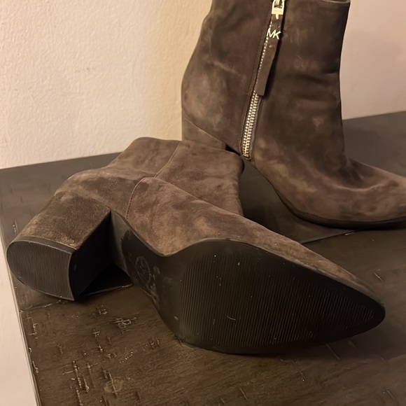 Leather Suede Pointy Booties Michael Kors - Picture 5 of 8